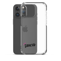 Clear iPhone Case - David