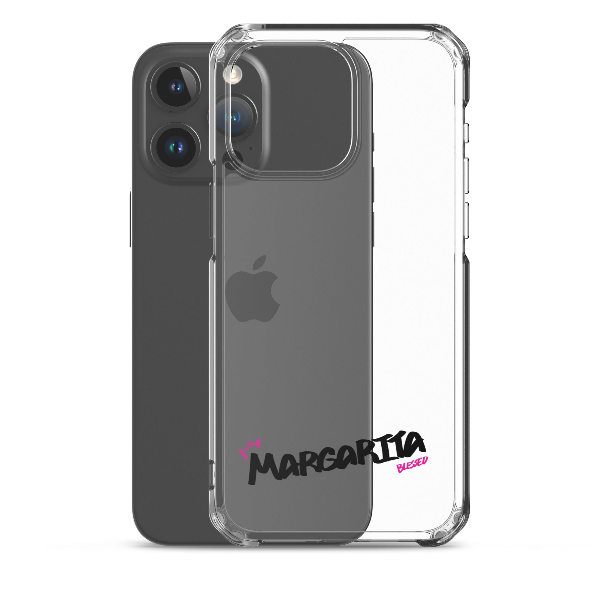 Clear iPhone Case - Margarita Blessed