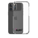 Clear iPhone Case Black Text - Alan