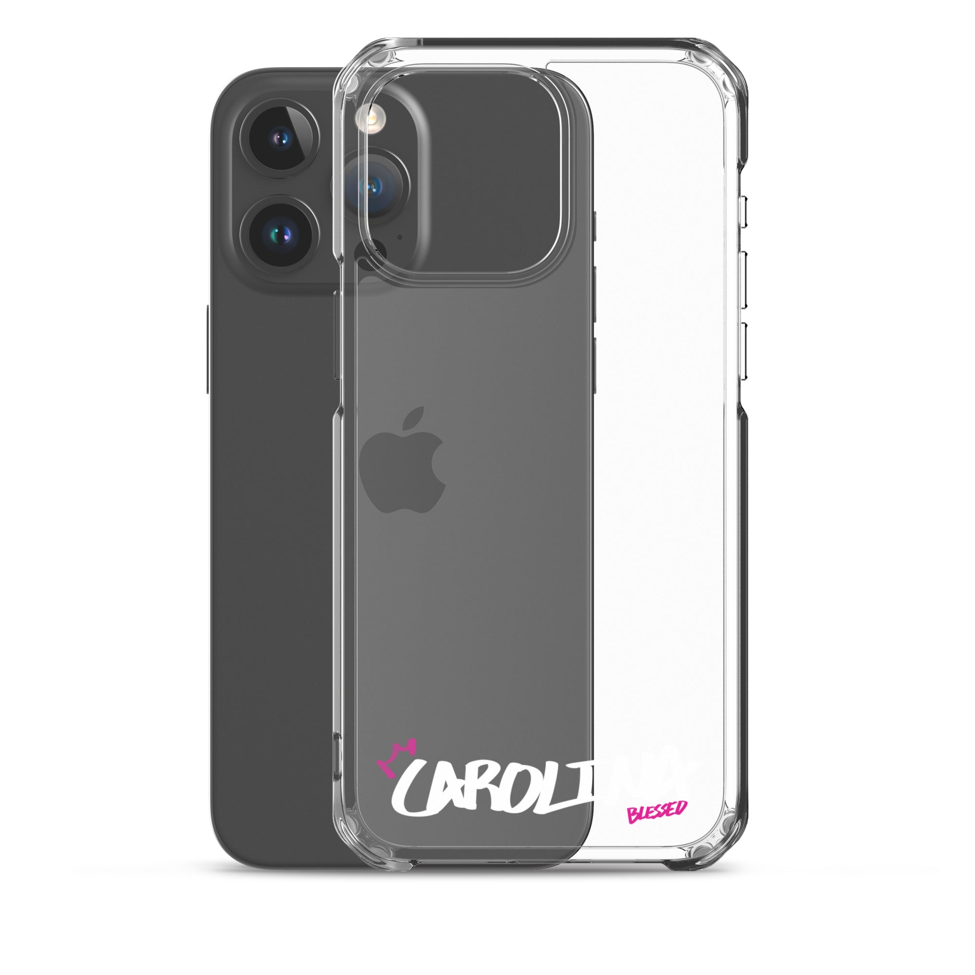 Clear iPhone Case - Carolina Blessed