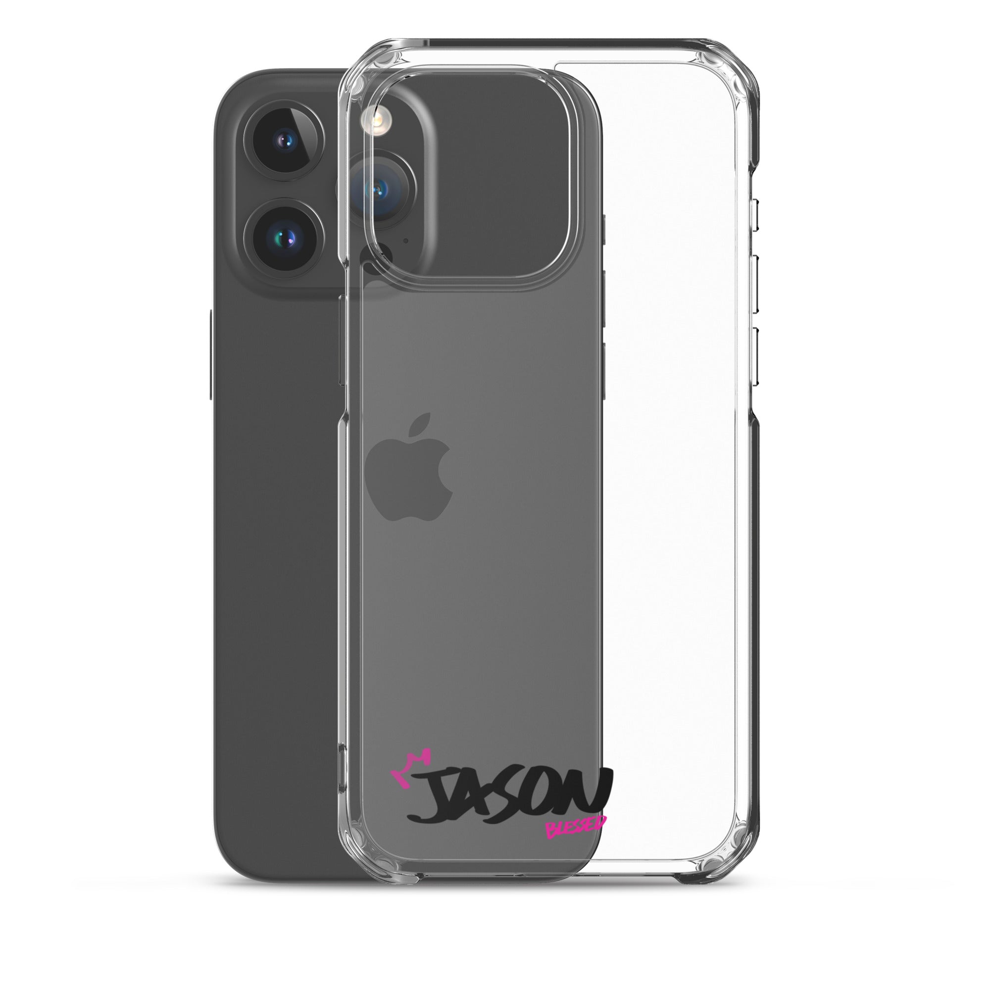 Clear iPhone Case - Jason Blessed