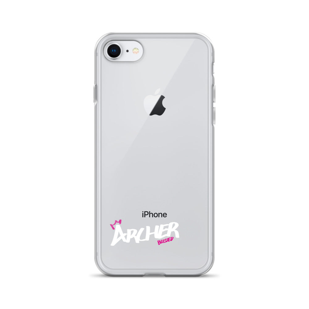 Clear iPhone Case - Archer Blessed