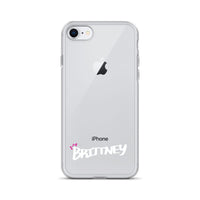 Clear iPhone Case - Brittney