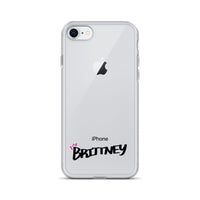 Clear iPhone Case - Brittney