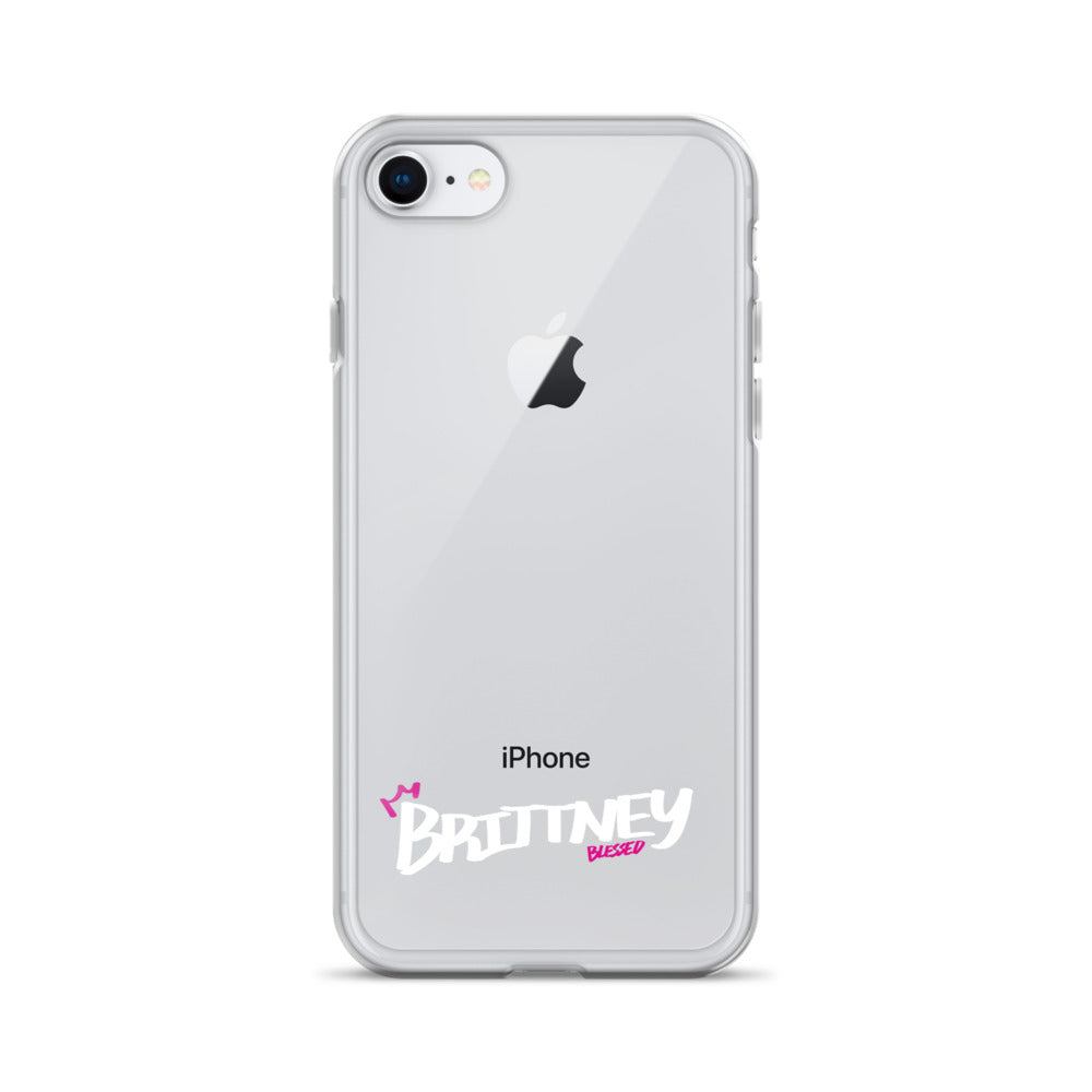 Clear iPhone Case - Brittney Blessed