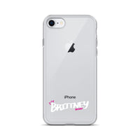 Clear iPhone Case - Brittney Blessed