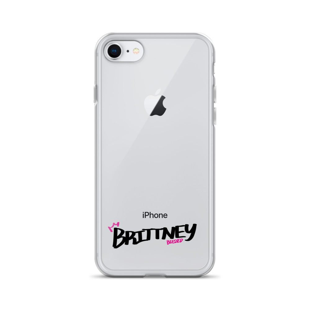 Clear iPhone Case - Brittney Blessed