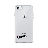 Clear iPhone Case - Carol