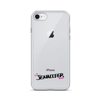 Clear iPhone Case - Jennifer Blessed