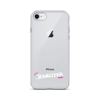 Clear iPhone Case - Jennifer Blessed