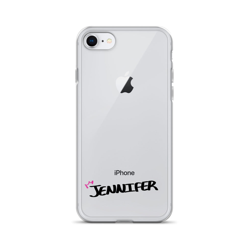 Clear iPhone Case - Jennifer