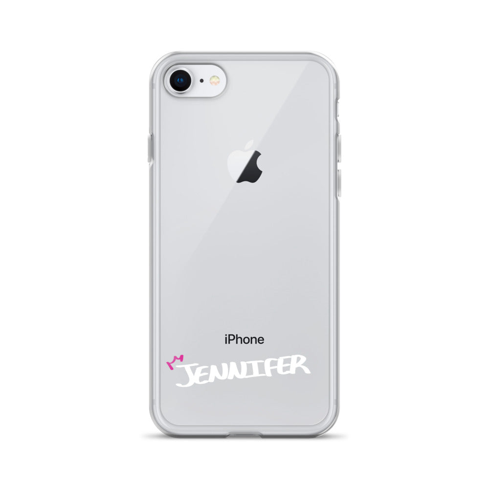 Clear iPhone Case - Jennifer