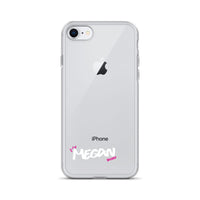 Clear iPhone Case - Megan Blessed