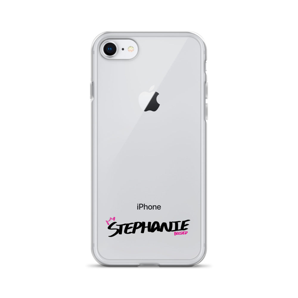 Clear iPhone Case - Stephanie Blessed