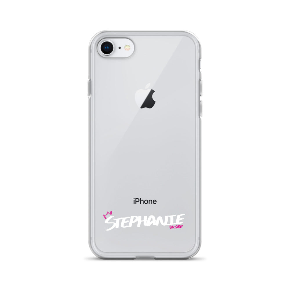 Clear iPhone Case - Stephanie Blessed