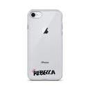 Clear iPhone Case - Rebecca