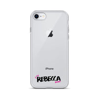 Clear iPhone Case - Rebecca Blessed