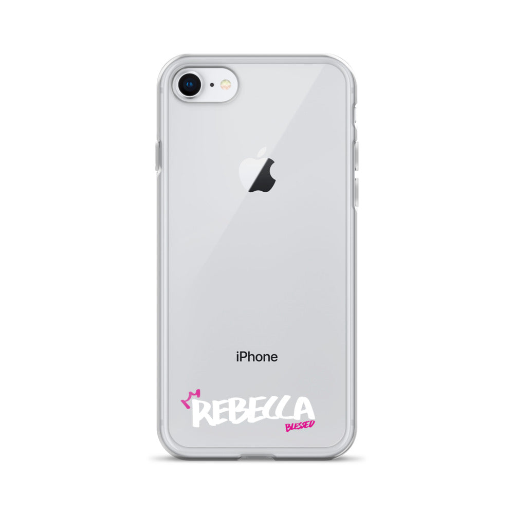 Clear iPhone Case - Rebecca Blessed