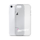 Clear iPhone Case - Brittney