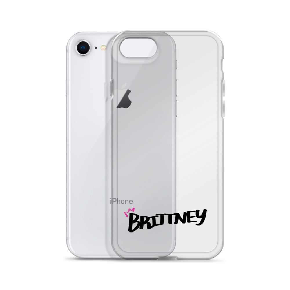 Clear iPhone Case - Brittney