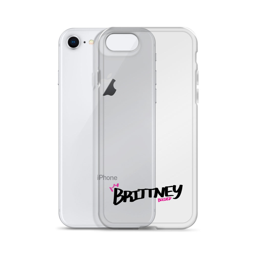 Clear iPhone Case - Brittney Blessed