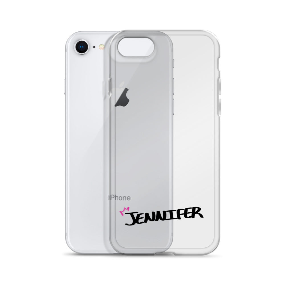 Clear iPhone Case - Jennifer