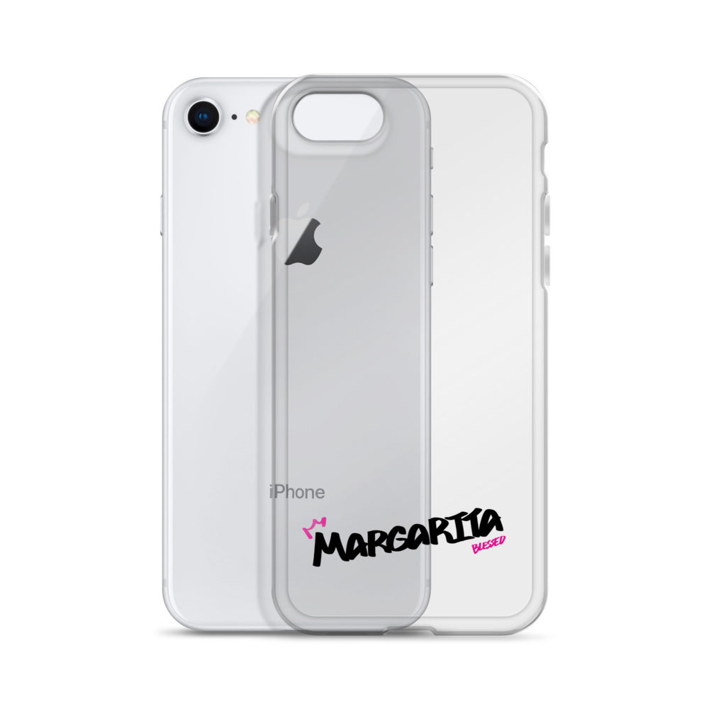 Clear iPhone Case - Margarita Blessed