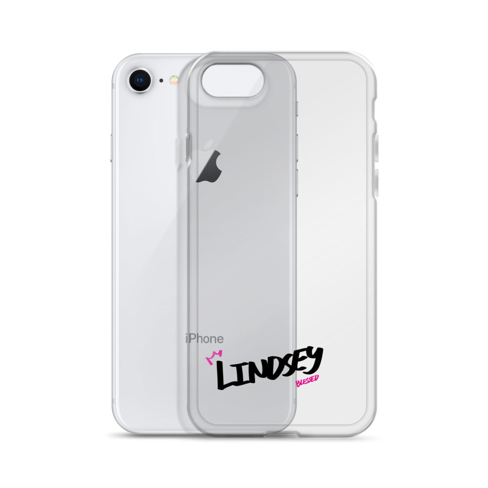 Clear iPhone Case - Lindsey Blessed