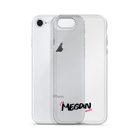 Clear iPhone Case - Megan Blessed