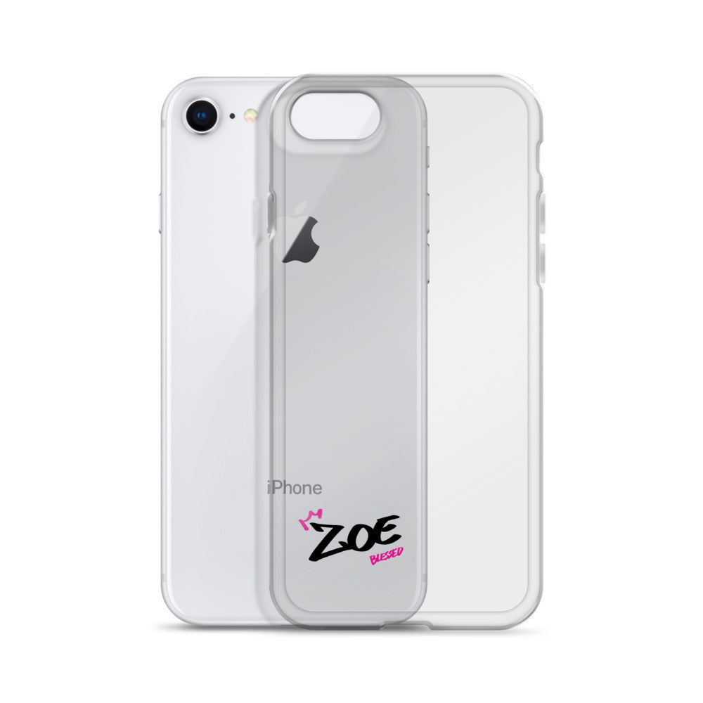 Clear iPhone Case - Zoe Blessed