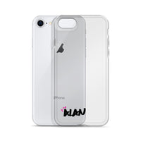 Clear iPhone Case Black Text - Alan