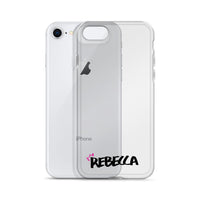 Clear iPhone Case - Rebecca