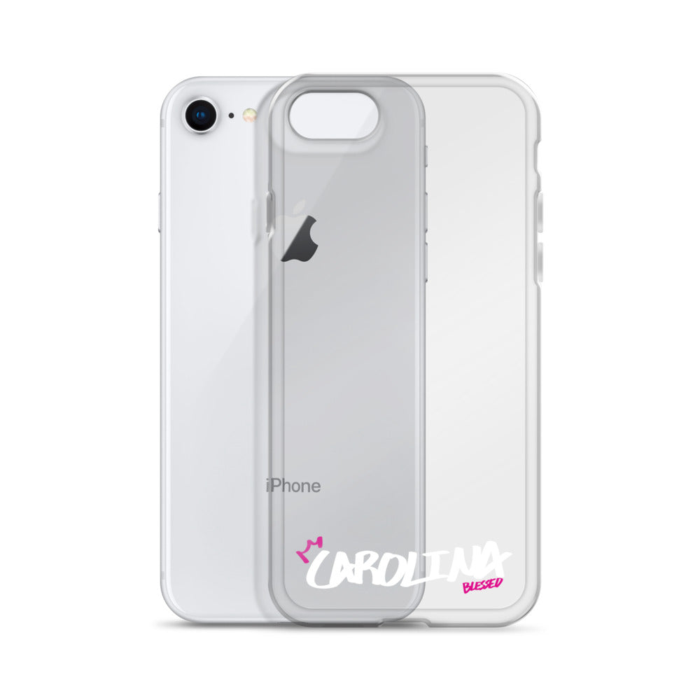 Clear iPhone Case - Carolina Blessed