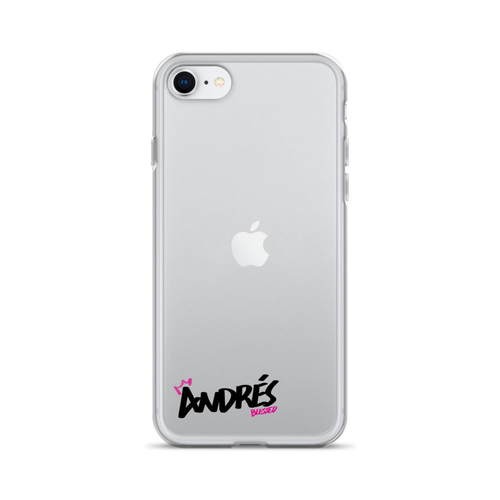 Clear iPhone Case - Andres Blessed