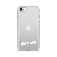 Clear iPhone Case - Brittney