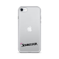 Clear iPhone Case - Jennifer