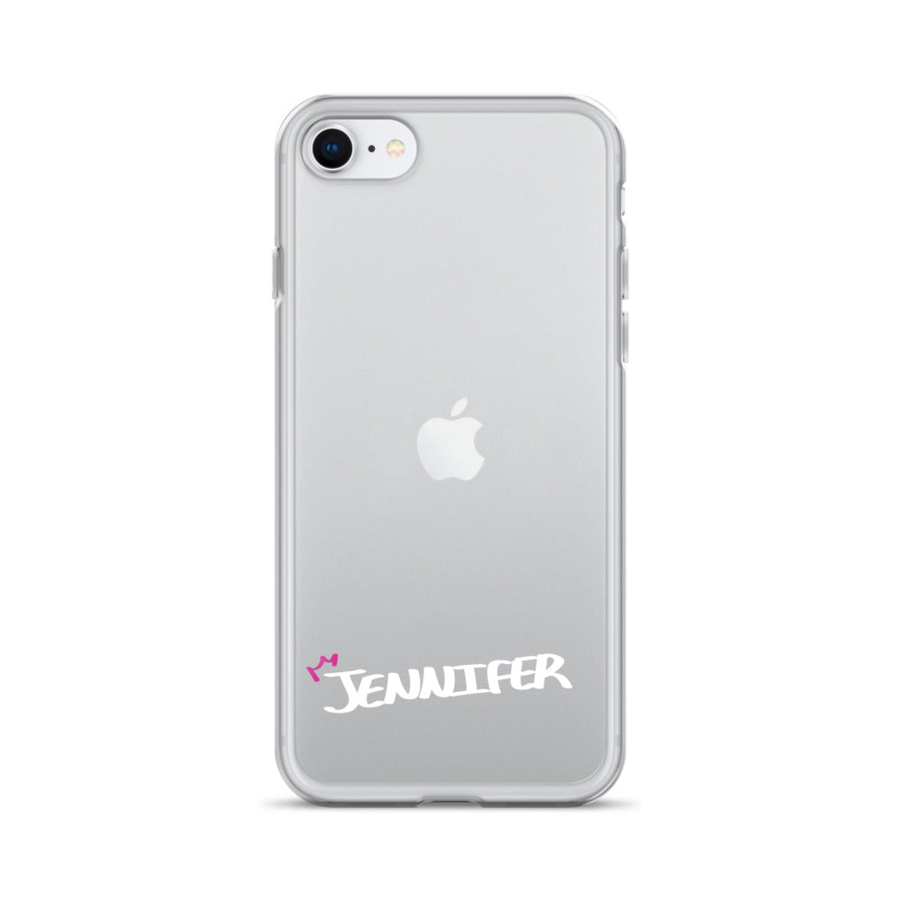 Clear iPhone Case - Jennifer