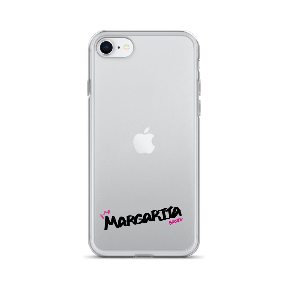 Clear iPhone Case - Margarita Blessed