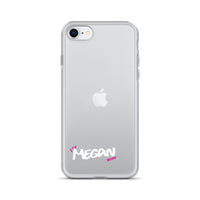 Clear iPhone Case - Megan Blessed