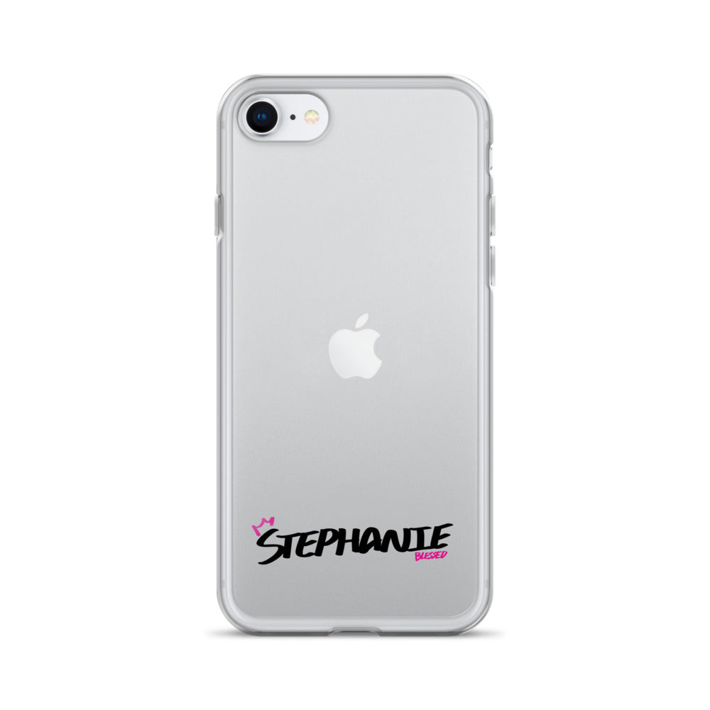 Clear iPhone Case - Stephanie Blessed