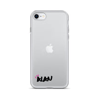 Clear iPhone Case Black Text - Alan