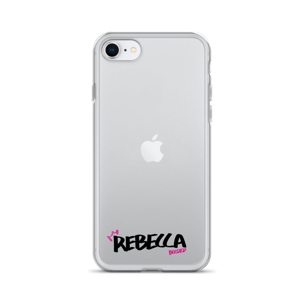 Clear iPhone Case - Rebecca Blessed