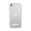 Clear iPhone Case - Rebecca Blessed