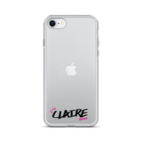 Clear iPhone Case - Claire Blessed