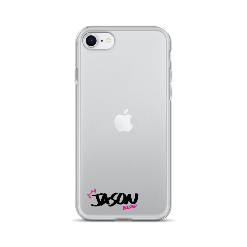 Clear iPhone Case - Jason Blessed