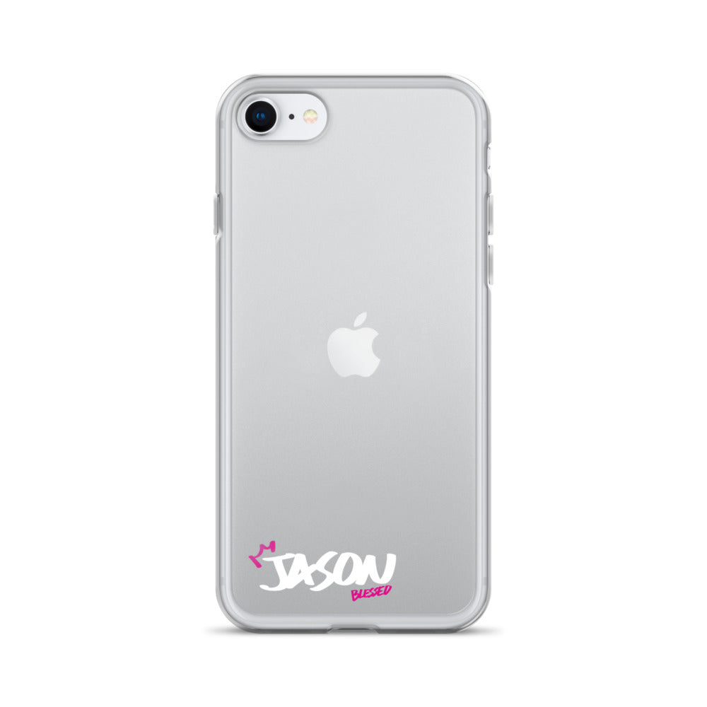 Clear iPhone Case - Jason Blessed