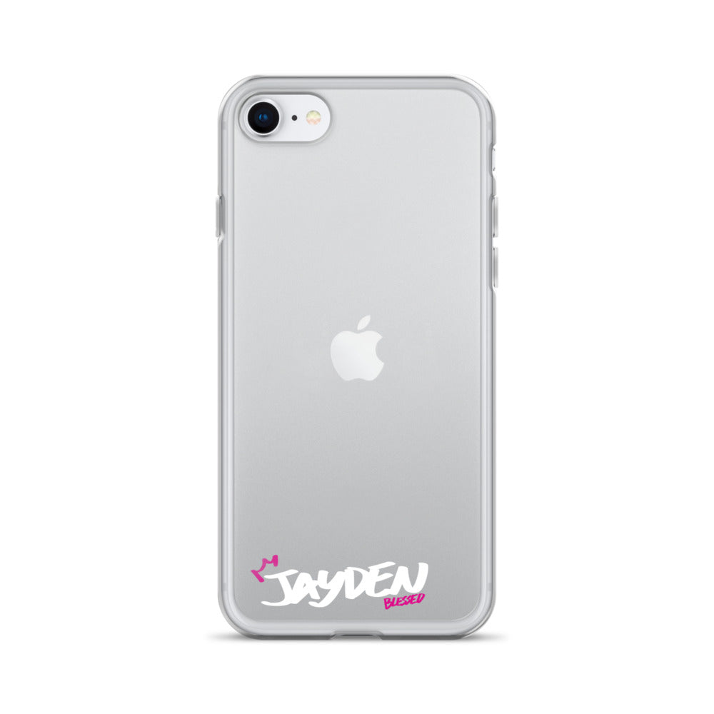 Clear iPhone Case - Jayden Blessed