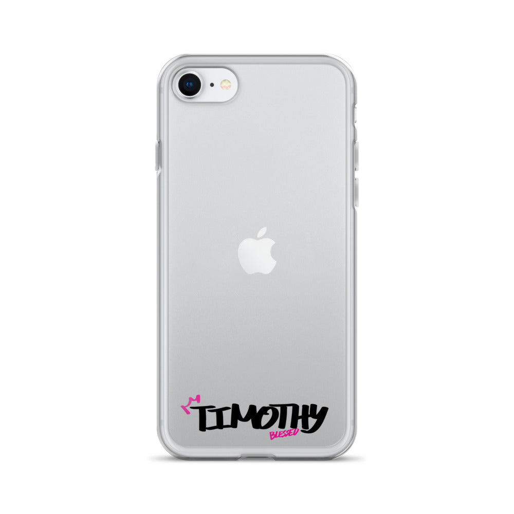 Clear iPhone Case - Timothy Blessed