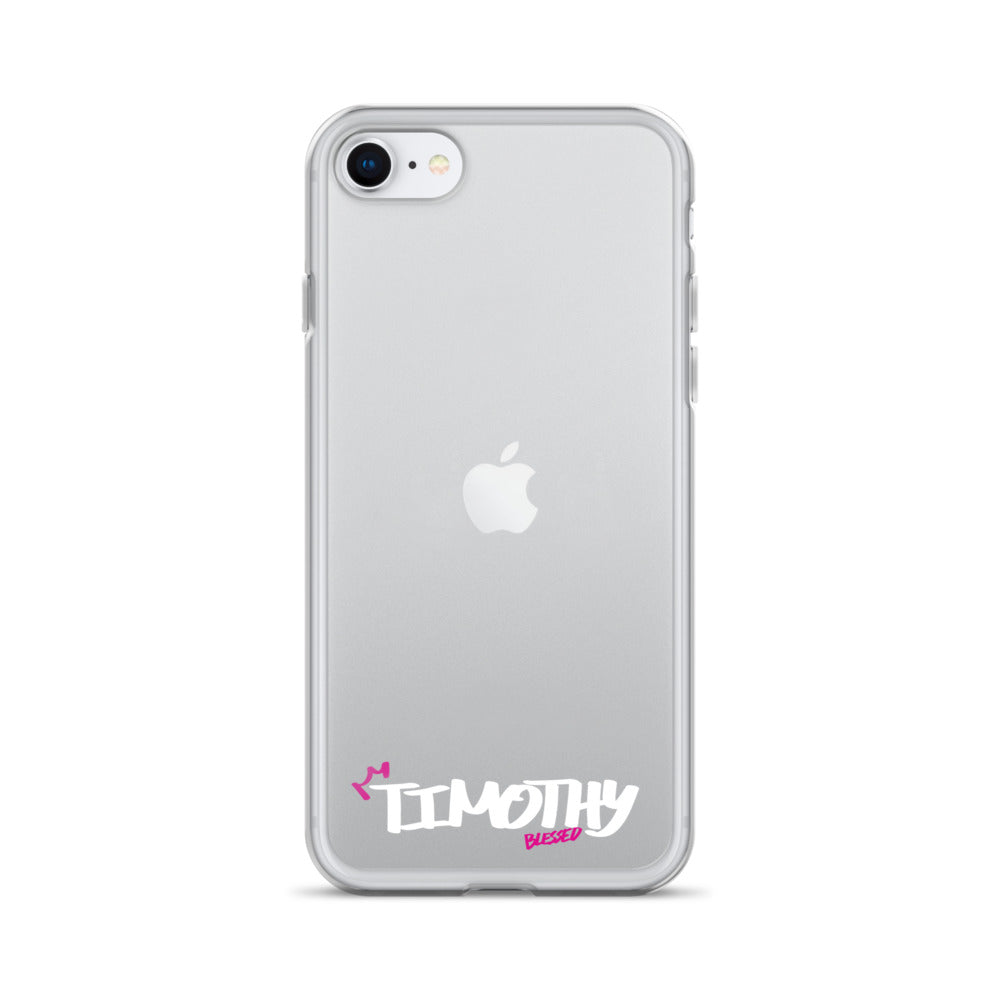 Clear iPhone Case - Timothy Blessed