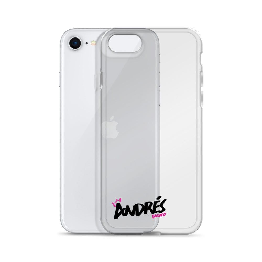 Clear iPhone Case - Andres Blessed